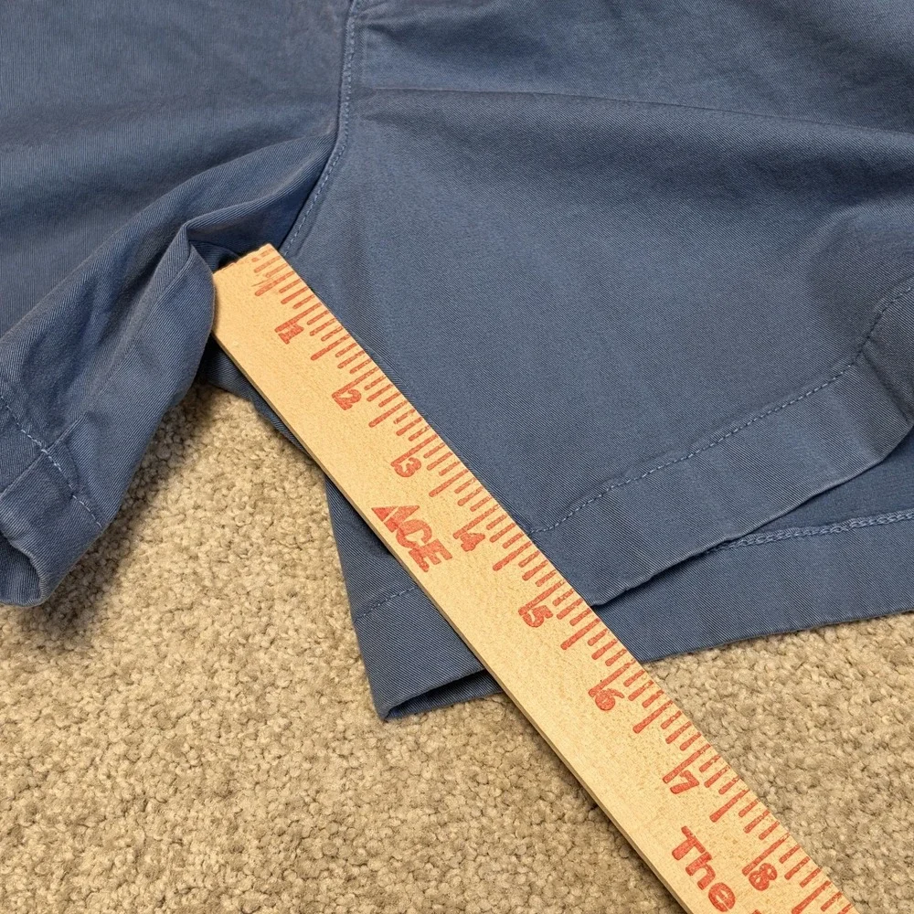 Chubbies Chino Shorts Men's Blue Khaki Flat Front 5.5" Inseam Casual Size 35 - Picture 9 of 10